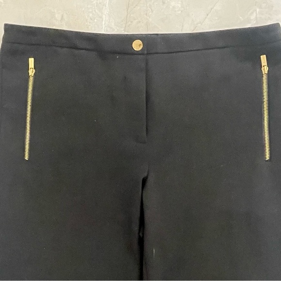 Calvin Klein Pants Size 10 Black Color Zip Pockets SlimFit Zip Fly Button Close - Picture 3 of 8
